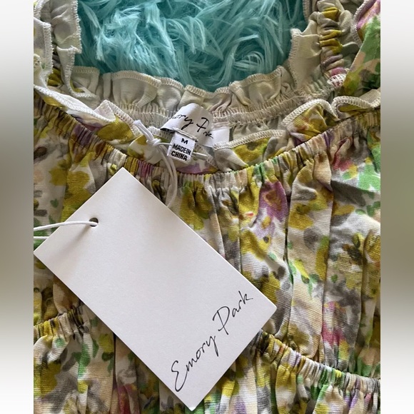beautiful floral smocked sundress nwt Emory Park M - Picture 5 of 11